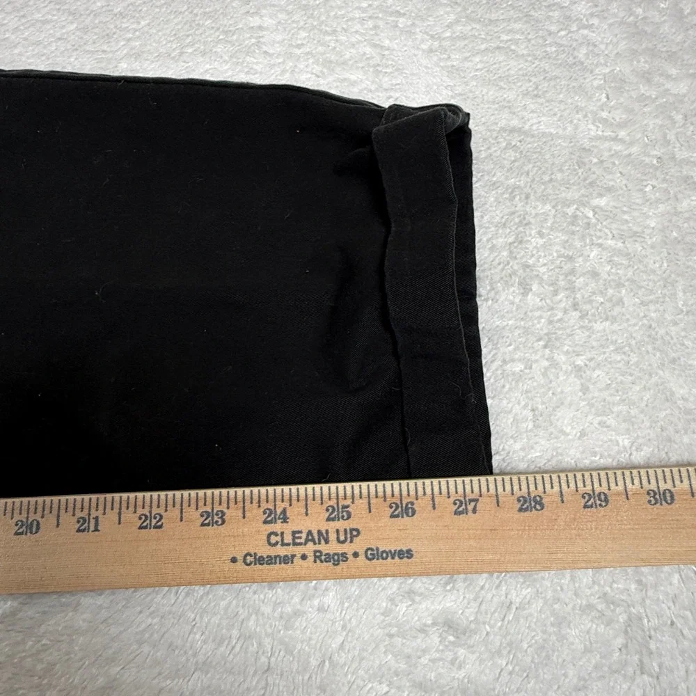 Polo Ralph Lauren Andrew Pant Mens 38/30 Pants Black Pleated Cuffed Cotton